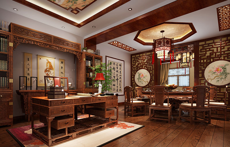 中式設(shè)計(jì)展廳——紅木家具不一樣的體驗(yàn)館