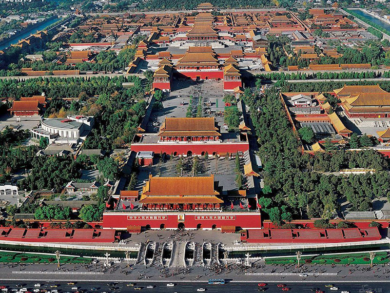 中式設(shè)計(jì)建筑之紫禁城建筑布局