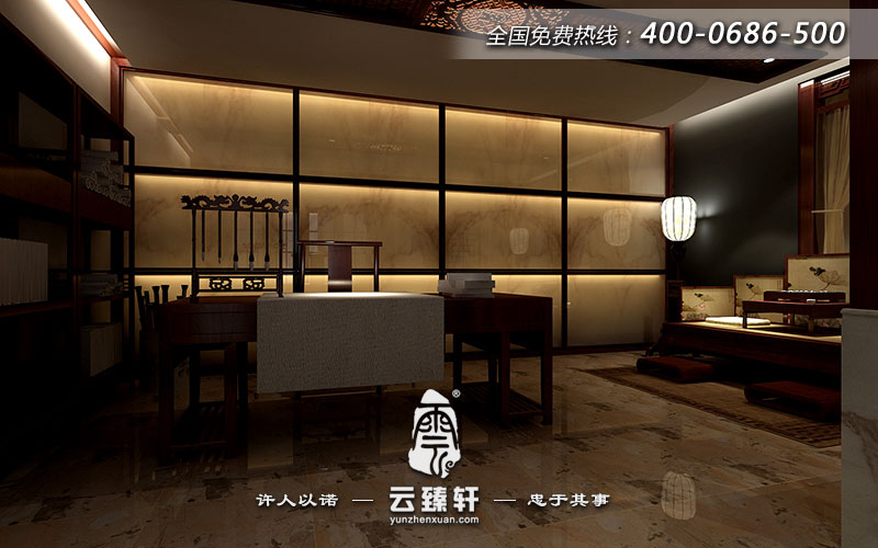 書房茶室設(shè)計(jì)在同一個區(qū)域
