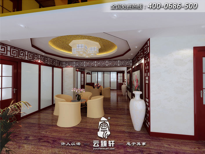 美容會(huì)所的接待區(qū)
