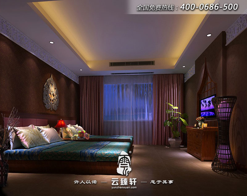 足療養(yǎng)生會所里面的標(biāo)準(zhǔn)房間休息