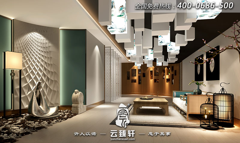 養(yǎng)生會所大堂休息區(qū)