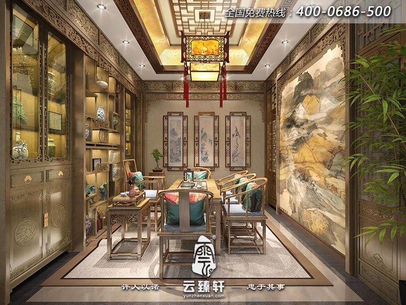 四合院茶室設(shè)計(jì)效果圖