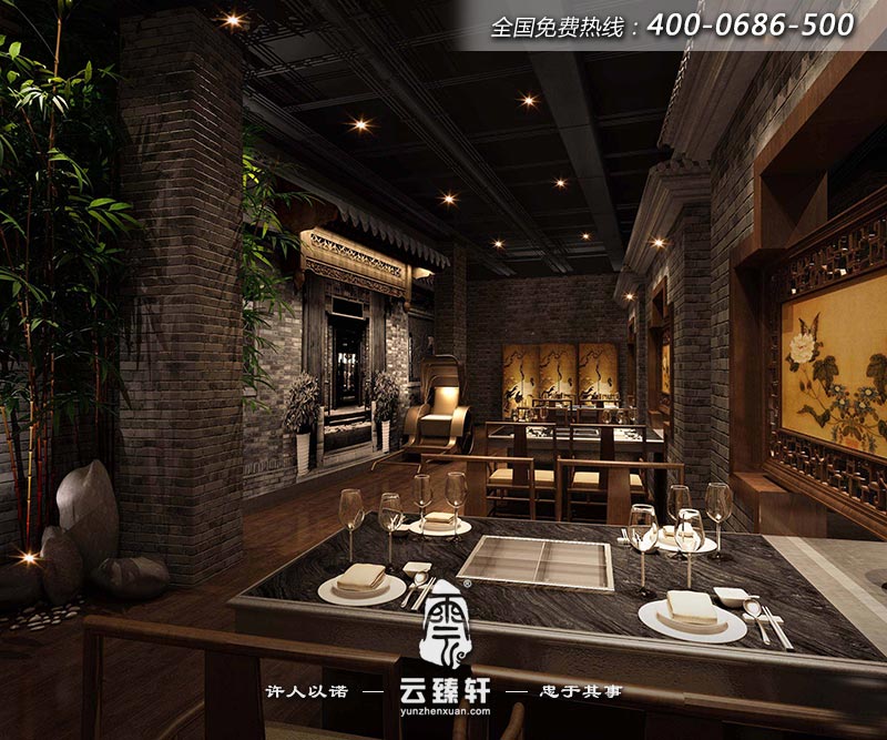 中式餐廳通道設(shè)計