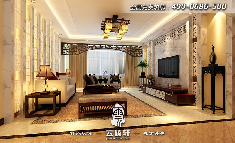 簡(jiǎn)中式裝修效果圖