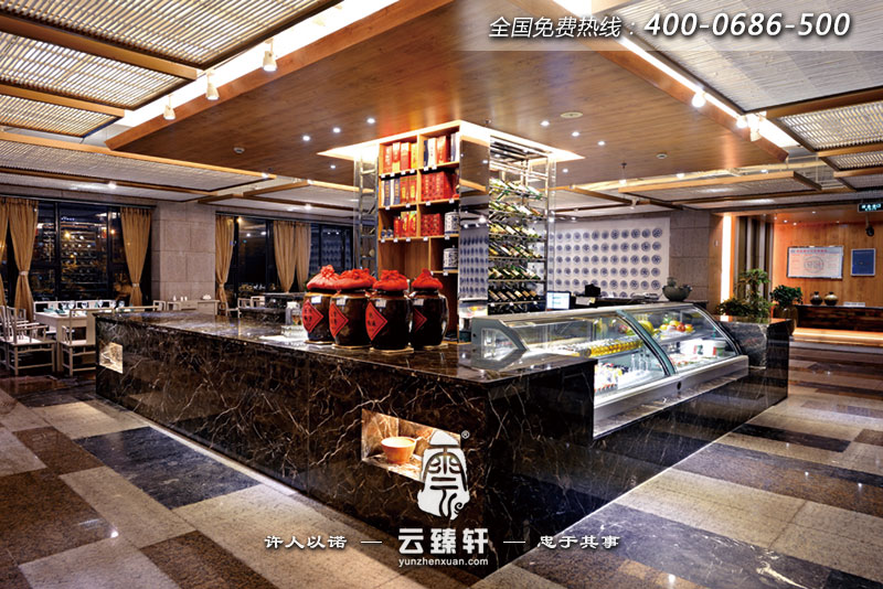 中式餐廳設(shè)計效果圖