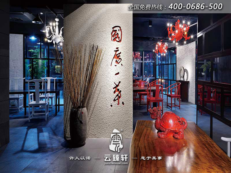 禪意中式辦公室設(shè)計(jì)效果圖