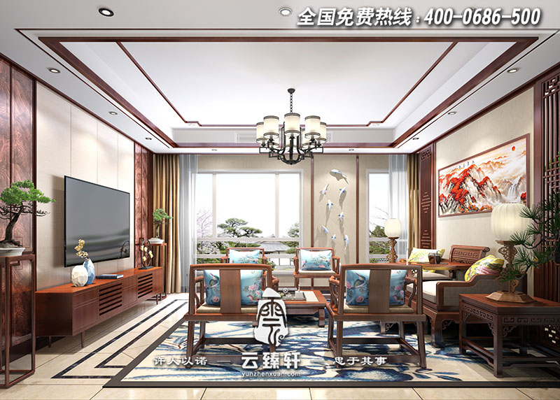 別墅中式設(shè)計(jì)效果圖